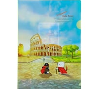 Папка-уголок COMIX География А4 Италия 10 шт в упаковке A7590 IL