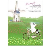 Папка-уголок COMIX География А4 Нидерланды 10 шт в упаковке A7590 NL