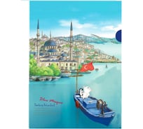 Папка-уголок COMIX География А4 Турция 10 шт в упаковке A7590 IT