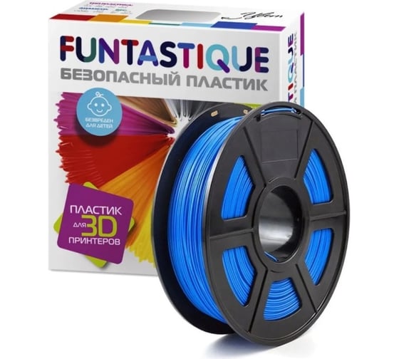 Пластик в катушке FUNTASTIQUE abs, 1.75 мм, 1 кг, ультрамарин ABS-1KG-UM 1