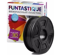 Пластик в катушке FUNTASTIQUE abs, 1.75 мм, 1 кг, черный ABS-1KG-BK