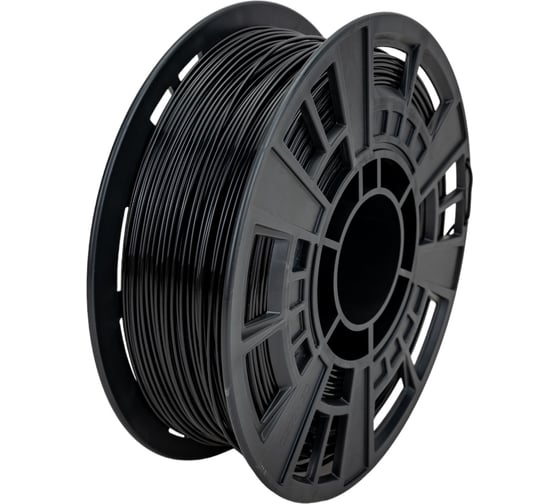 Пластик в катушке FUNTASTIQUE petg, 1.75 мм, 1 кг, черный PETG-1KG-BK