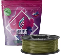 Пластик в катушке Funtasy  pla,1.75 мм,1 кг, цвет хаки PLA-1KG-HK-1