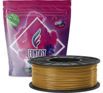 Пластик в катушке Funtasy pla,1.75 мм,1 кг, цвет золото PLA-1KG-GD-1