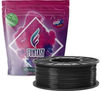 Пластик в катушке Funtasy  petg,1.75 мм,1 кг, цвет черный PETG-1KG-BK-1