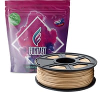 Пластик в катушке Funtasy pla,1.75 мм,1 кг, цвет дерево PLA-1KG-WD-1