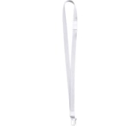 Шнурок для бейджей COMIX с пластиковым клипом, 12 шт в тубе, cерый TS125 GR