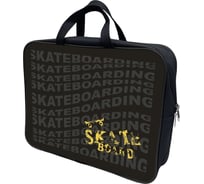 Папка-портфель LAMARK skateboard а4, 1 отделение, на молнии, с ручками, карман внутри, усиленное дно, печать по ткани с одной стороны DC0025-10