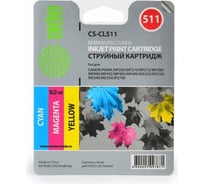 Струйный картридж Cactus CS-CL511 CL-511 многоцветный, 12 мл, для Canon MP240/MP250/MP260/MP270/MP480 690084