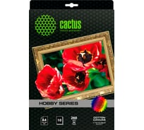 Холст для струйной печати CACTUS CS-CA426010 A4/260г/м2/10л. 805878