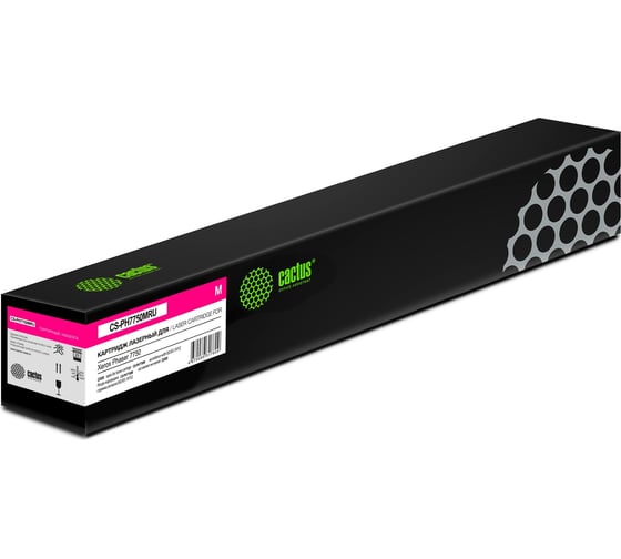 Лазерный картридж Cactus CS-PH7750MRU 106R00654 пурпурный, 22000 страниц, для Xerox Phaser 7750 1824994 1