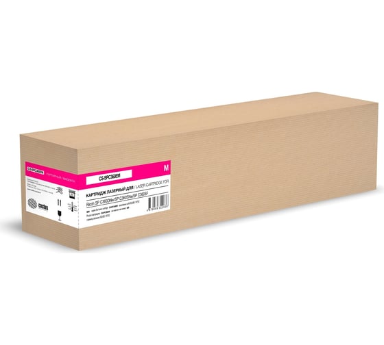 Лазерный картридж Cactus CS-SPC360EM 408186 пурпурный, 6000 страниц, для Ricoh SP C360DNw/SP C360SNw/SP 1898124