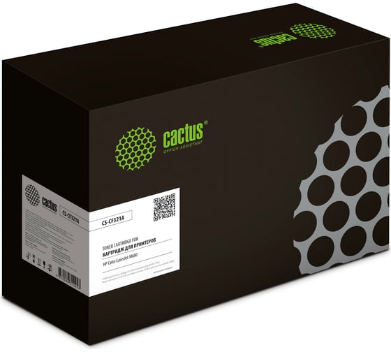 Лазерный картридж Cactus CS-CF321A CF321A голубой, 16500 страниц, для HP CLJ M680 1744913
