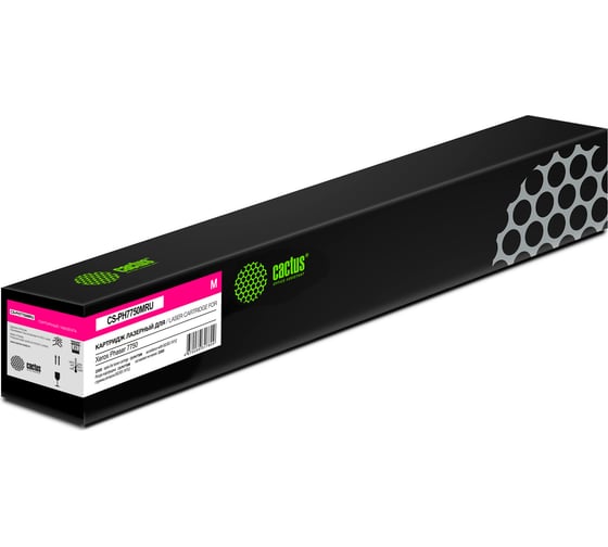 Лазерный картридж Cactus CS-PH7750M 106R00654 пурпурный, 22000 страниц, для Xerox Phaser 7750 1796728 1