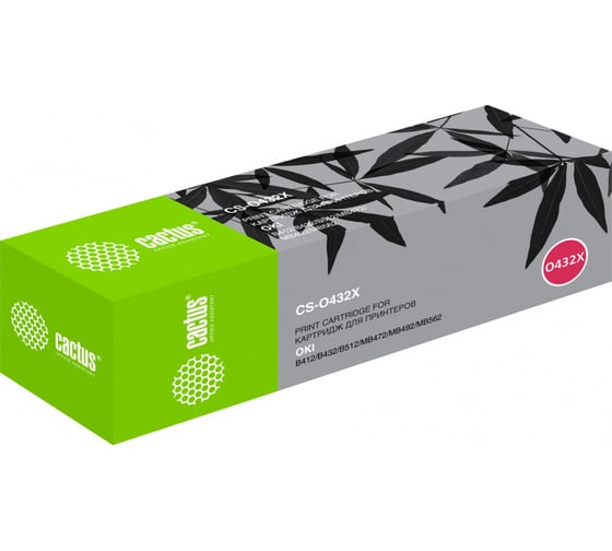 Лазерный картридж Cactus CS-O432x45807120 черный, 7000 страниц, для Oki B432/MB492 482839 1