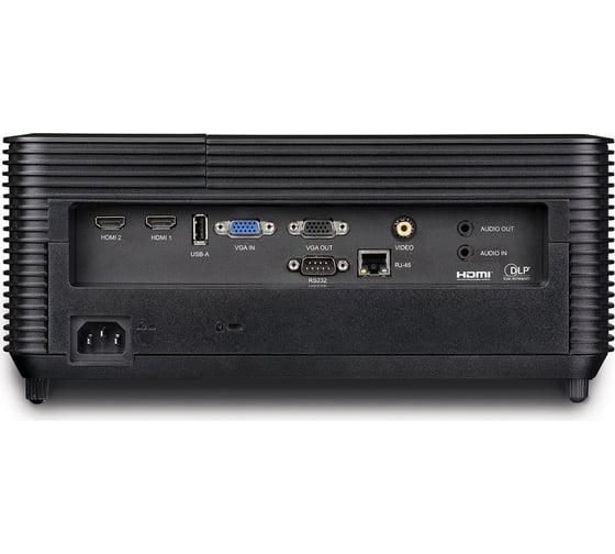 Проектор INFOCUS in2134 dlp, 4500 ansi lm, xga 1024x768, 28500:1, (1.48-1.93:1) 3.5 mm in, composite video, vgain, hdmi 1.4aх3 \6\ 115186 1