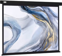 Настенно-потолочный рулонный экран CACTUS 180x180 см Wallscreen CS-PSW-180x180-BK 1:1 черный 1678325