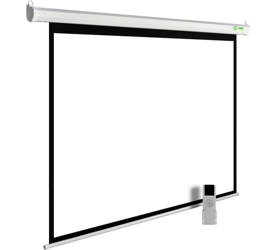 Настенно-потолочный рулонный экран CACTUS 360x360 см MotoExpert CS-PSME-360x360-WT 1:1 белый (моторизованный) 407870
