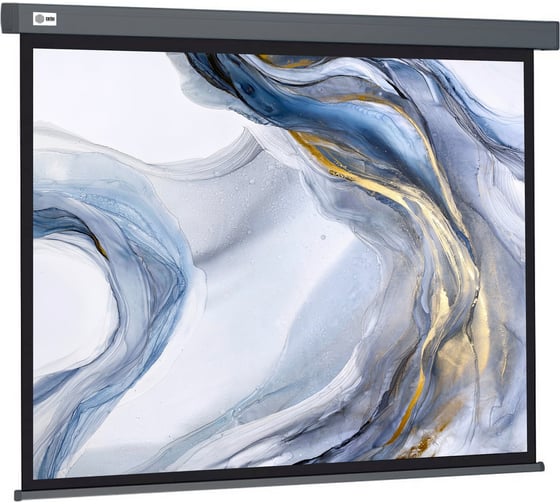 Настенно-потолочный рулонный экран CACTUS 128x170.7 см Wallscreen CS-PSW-128x170-SG 4:3 серый 1678301 1