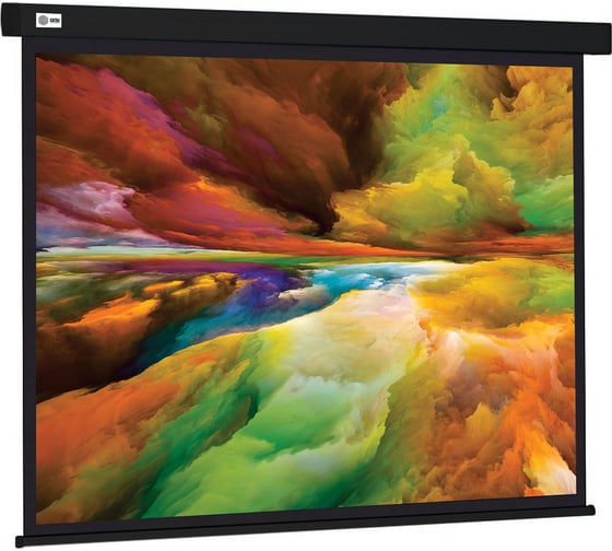 Настенно-потолочный рулонный экран CACTUS 206x274 см Wallscreen CS-PSW-206x274-BK 4:3 черный 1678337