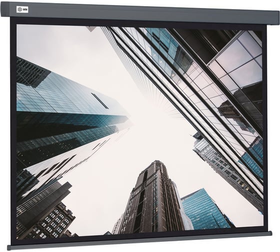 Настенно-потолочный рулонный экран CACTUS 183x244 см Wallscreen CS-PSW-183x244-SG 4:3 серый 1678327 1