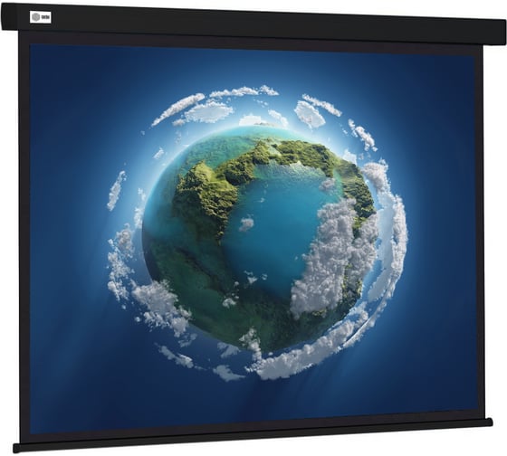 Настенно-потолочный рулонный экран CACTUS 127x127 см Wallscreen CS-PSW-127x127-BK 1:1 черный 1678298 1
