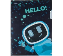 Папка-уголок №1 School А4 robot hello 2 шт в упаковке 1725970