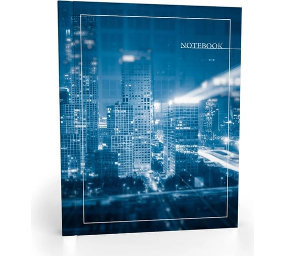 Записная книжка Academy Style А4 96л 7БЦ -EAC глянц лам Мегаполис 11163 1