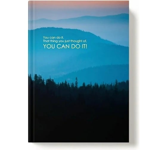 Записная книжка Academy Style А5 80л интегр -EAC мат лам Мотивация 13464 1