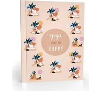 Записная книжка Academy Style А6+ 80л интегр -EAC мат лам выб УФ лак Йога 11157