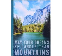 Записная книжка Academy Style А5 160л 7БЦ -EAC глянц лам Горное озеро 13489