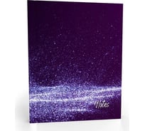 Записная книжка Academy Style А6 80л интегр -EAC метал пленка твин УФ лак Млечный путь 11289