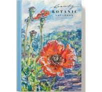 Записная книжка Academy Style А5 128л 7БЦ -EAC софт-тач лам Красный мак 13446
