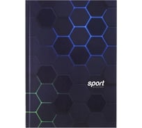 Записная книжка Academy Style А5 128л 7БЦ -EAC мат лам выб УФ Графит соты 13429