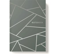 Записная книжка Academy Style А5 96л интегр -EAC софт-тач лам Grey 13478