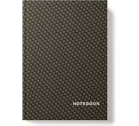 Записная книжка Academy Style А5 128л 7БЦ -EAC глянц лам Графит 13423