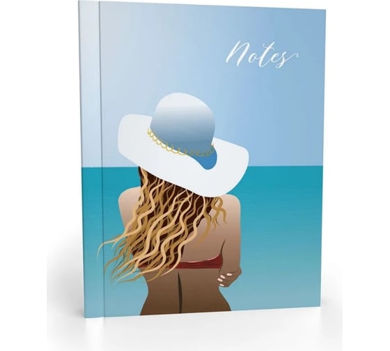 Записная книжка Academy Style А6+ 80л интегр -EAC мат лам выб УФ лак Бриз 11154 1