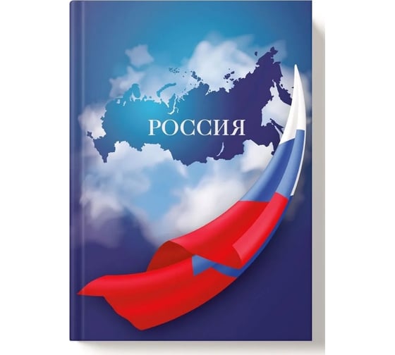 Записная книжка Academy Style А5 160л 7БЦ -EAC глянц лам Триколор 13488 1