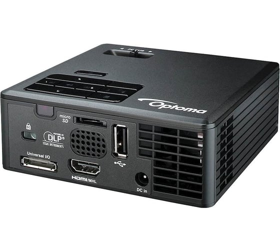 Универсальный проектор Optoma ml750e dlp, 3d; led до 20000 ч; 700 ansi lm; wxga 1280x800; 15000:1;+/-40 автоматический; hdmi/mhl 97299