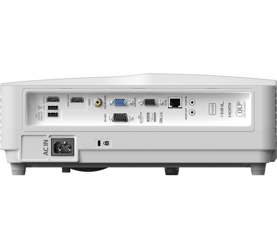 Ультракороткофокусный проектор Optoma w340ust dlp, wxga 1280x800,4000 ansi lm, 22000:1, tr 0,27:1; hdmi x2; vgain; composite video; 3.5 128535