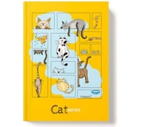 Записная книжка Academy Style А5 64 листа интегр -EAC глянц лам Жизнь кота 13451