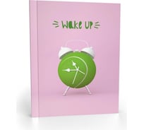 Записная книжка Academy Style А6+ 64 листа интегр -EAC мат лам Просыпайся 11146