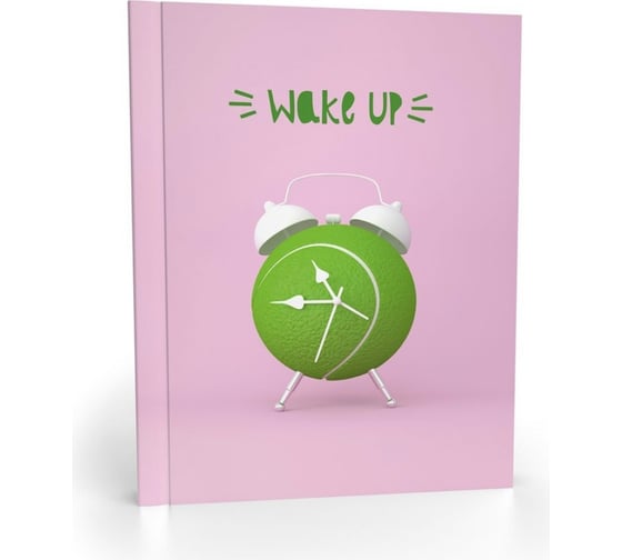 Записная книжка Academy Style А6+ 64 листа интегр -EAC мат лам Просыпайся 11146