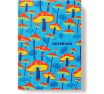 Записная книжка Academy Style А5 128 листов интегр -EAC мат лам выб УФ Мухоморики 13470