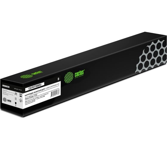 Лазерный картридж Cactus CS-PH7750BRU 106R00652 черный, 32000 страниц, для Xerox Phaser 7750 1824992 1