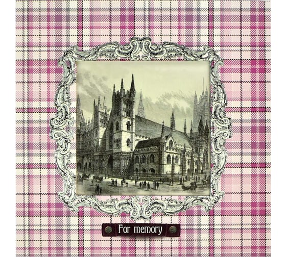 Настольный блок для записи с фоторамкой на крышке Феникс + Замок 150х150 мм, 200 л, бумага офсет, тиснение серебряной фольгой 32058 1