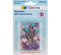 Булавки для квилтинга Gamma сталь 60 шт, 46 мм PHP-20 641253