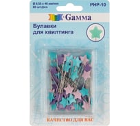 Булавки для квилтинга Gamma сталь 60 шт, 46 мм PHP-10 641254