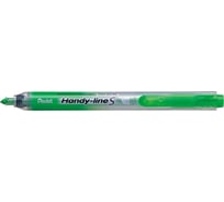 Маркер-выделитель текста Pentel автоматический Handy-Lines, 1.0/4.5 мм 1 - 4.5 мм пулевидный 12 шт SXS15-KO салатовый 610068