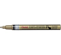 Перманентный маркер Pentel Paint 2.9 мм пулевидный 12 шт MSP10-X золото лаковый 610029